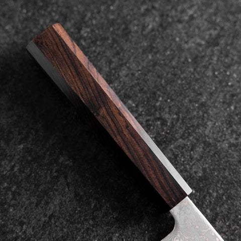 Bunka SLD Black Damascus Ebony Handle 175mm-[Musashi]-[Japanese-Kitchen-Knives]