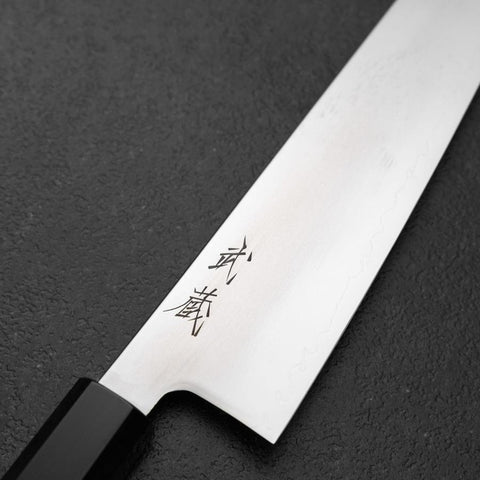 Bunka SLD Mirror Buffalo Walnut Handle 170mm-[Musashi]-[Japanese-Kitchen-Knives]