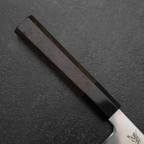 Bunka SLD Mirror Buffalo Walnut Handle 170mm-[Musashi]-[Japanese-Kitchen-Knives]