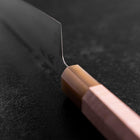 Bunka SLD Mirror Light Pink Buffalo Handle 170mm (6.7”)-[Musashi]-[Japanese-Kitchen-Knives]