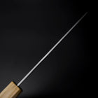 Bunka SLD Nickel Tsuchime Colored Damascus Olive Handle 170mm Limited Edition (6.7”)-[Musashi]-[Japanese-Kitchen-Knives]