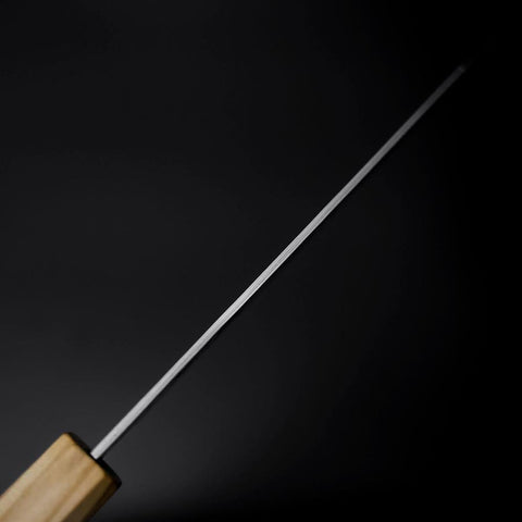 Bunka SLD Nickel Tsuchime Colored Damascus Olive Handle 170mm Limited Edition (6.7”)-[Musashi]-[Japanese-Kitchen-Knives]