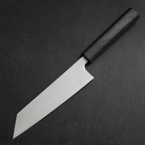 Bunka SLD Polished Dark Blue Urushi Handle 170mm (6.7”)-[Musashi]-[Japanese-Kitchen-Knives]