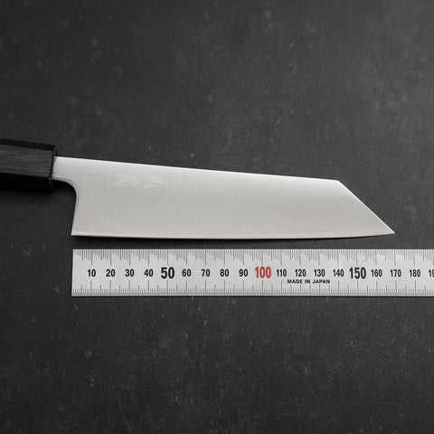 Bunka SLD Polished Dark Blue Urushi Handle 170mm (6.7”)-[Musashi]-[Japanese-Kitchen-Knives]