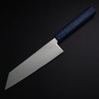 Bunka SLD Wave Nickel Damascus Blue Urushi Handle 170mm-[Musashi]-[Japanese-Kitchen-Knives]