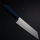 Bunka SLD Wave Nickel Damascus Blue Urushi Handle 170mm-[Musashi]-[Japanese-Kitchen-Knives]