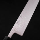 Bunka SLD Wave Nickel Damascus Buffalo Ebony Handle 170mm (6.7”)-[Musashi]-[Japanese-Kitchen-Knives]