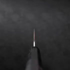 Bunka SLD Wave Nickel Damascus Buffalo Ebony Handle 170mm (6.7”)-[Musashi]-[Japanese-Kitchen-Knives]