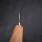 Bunka SLD Wave Nickel Damascus Yaki Urushi Handle 170mm (6.7”)-[Musashi]-[Japanese-Kitchen-Knives]