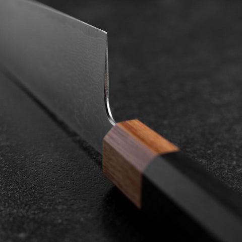 Bunka SPG-Strix Damascus Shitan Handle 165mm-[Musashi]-[Japanese-Kitchen-Knives]