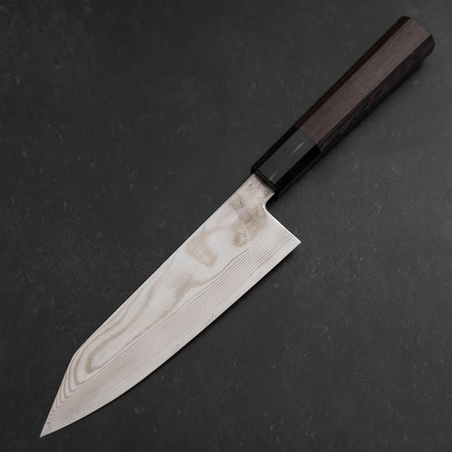 Bunka Silver Steel #3 Damascus Buffalo Wenge Handle 170mm (6.7