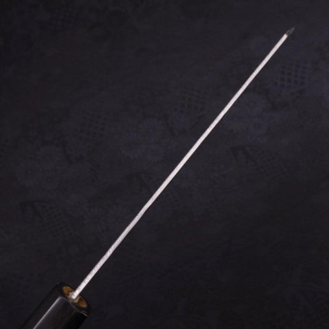 Bunka Silver Steel #3 Nashiji Buffalo Magnolia Handle 170mm (6.7”)-[Musashi]-[Japanese-Kitchen-Knives]