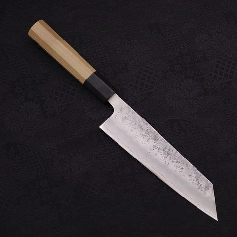 Bunka Silver Steel #3 Nashiji Buffalo Magnolia Handle 170mm (6.7”)-[Musashi]-[Japanese-Kitchen-Knives]
