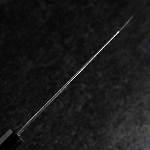 Bunka Silver Steel #3 Nashiji Damascus Blue Urushi Handle 175mm (6.8”)-[Musashi]-[Japanese-Kitchen-Knives]
