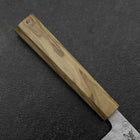 Bunka Silver Steel #3 Nashiji Olive Handle 175mm (6.8”)-[Musashi]-[Japanese-Kitchen-Knives]