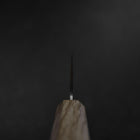 Bunka Silver Steel #3 Nashiji Olive Handle 175mm-[Musashi]-[Japanese-Kitchen-Knives]