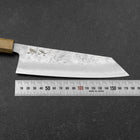 Bunka Silver Steel #3 Nashiji Olive Handle 175mm-[Musashi]-[Japanese-Kitchen-Knives]