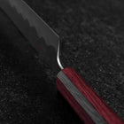 Bunka Silver Steel #3 Nashiji Purple Urushi Handle 170mm (6.7”)-[Musashi]-[Japanese-Kitchen-Knives]