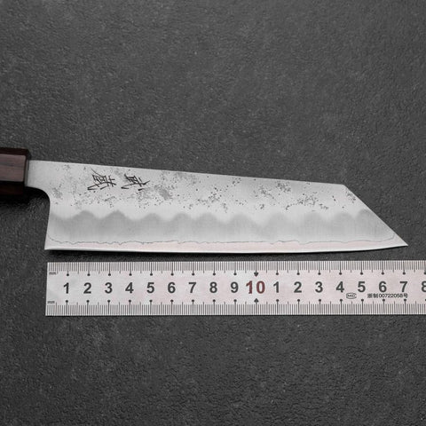 Bunka Silver Steel #3 Nashiji Shitan&Walnut Handle 170mm (6.7”)-[Musashi]-[Japanese-Kitchen-Knives]