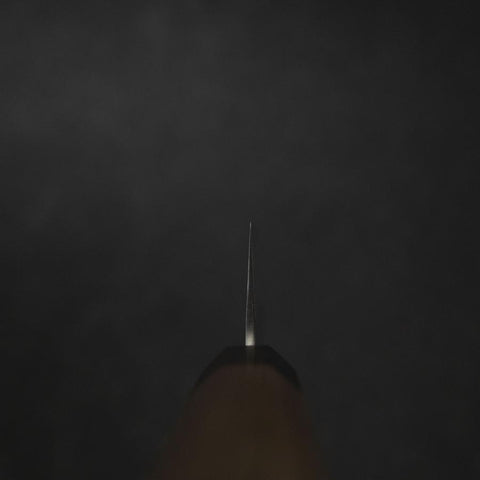 Bunka Silver Steel #3 Nashiji Shitan&Walnut Handle 170mm-[Musashi]-[Japanese-Kitchen-Knives]