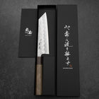Bunka Silver Steel #3 Nashiji Shitan&Walnut Handle 170mm-[Musashi]-[Japanese-Kitchen-Knives]