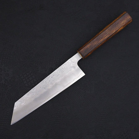 Bunka Silver Steel #3 Nashiji Sumi Urushi Handle 170mm (6.7”)-[Musashi]-[Japanese-Kitchen-Knives]