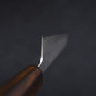 Bunka Silver Steel #3 Nashiji Sumi Urushi Handle 170mm (6.7”)-[Musashi]-[Japanese-Kitchen-Knives]
