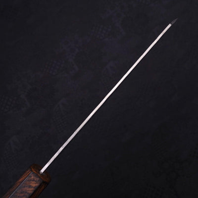 Bunka Silver Steel #3 Nashiji Sumi Urushi Handle 170mm-Silver steel #3-Nashiji-Japanese Handle-[Musashi]-[Japanese-Kitchen-Knives]