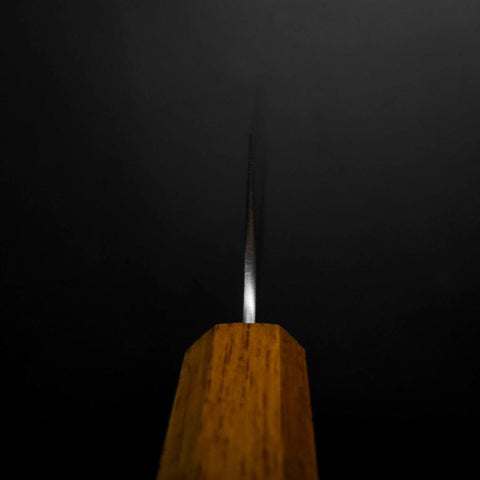 Bunka Silver Steel #3 Nashiji Yaki Urushi Handle 170mm-[Musashi]-[Japanese-Kitchen-Knives]