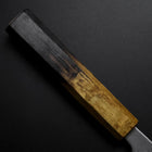 Bunka Silver Steel #3 Nashiji Yaki Urushi Handle 170mm-[Musashi]-[Japanese-Kitchen-Knives]