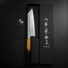 Bunka Silver Steel #3 Nashiji Yaki Urushi Handle 170mm-[Musashi]-[Japanese-Kitchen-Knives]