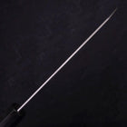 Bunka Silver Steel #3 Nickel Damascus Buffalo Ebony Handle 170mm (6.7”)-[Musashi]-[Japanese-Kitchen-Knives]