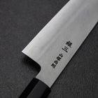 Bunka Silver Steel #3 Polished Buffalo Walnut Handle 155mm (6.1”)-[Musashi]-[Japanese-Kitchen-Knives]
