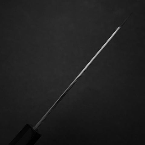 Bunka Silver Steel #3 Polished Buffalo Walnut Handle 155mm (6.1”)-[Musashi]-[Japanese-Kitchen-Knives]