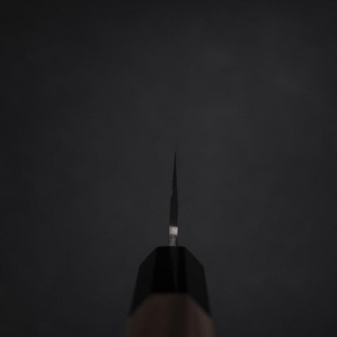 Bunka Silver Steel #3 Polished Buffalo Walnut Handle 155mm-[Musashi]-[Japanese-Kitchen-Knives]