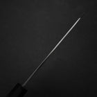 Bunka Silver Steel #3 Polished Buffalo Walnut Handle 155mm-[Musashi]-[Japanese-Kitchen-Knives]