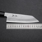 Bunka Silver Steel #3 Polished Buffalo Walnut Handle 155mm-[Musashi]-[Japanese-Kitchen-Knives]