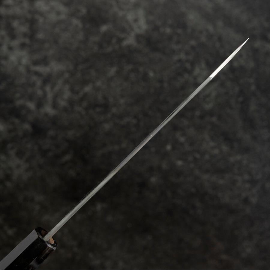 Bunka Silver Steel #3 Polished Buffalo Walnut Handle 170mm (6.7”)-[Musashi]-[Japanese-Kitchen-Knives]
