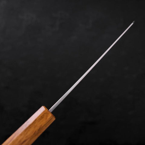 Bunka Silver Steel #3 Polished Oak Handle 170mm (6.7”)-[Musashi]-[Japanese-Kitchen-Knives]