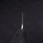 Bunka Silver Steel #3 Polished Ocean Black Handle 170mm (6.7”)-[Musashi]-[Japanese-Kitchen-Knives]