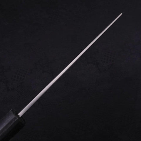 Bunka Silver Steel #3 Polished Ocean Black Handle 170mm (6.7”)-[Musashi]-[Japanese-Kitchen-Knives]