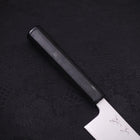 Bunka Silver Steel #3 Polished Ocean Black Handle 170mm (6.7”)-[Musashi]-[Japanese-Kitchen-Knives]