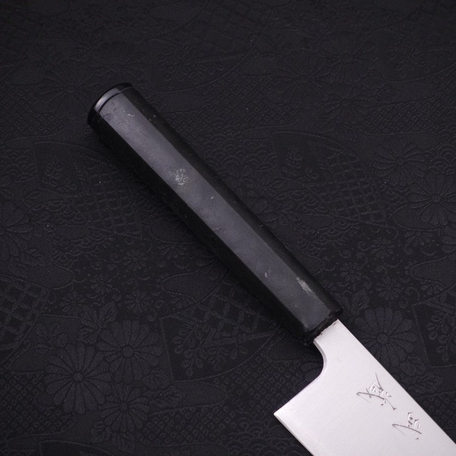 Bunka Silver Steel #3 Polished Ocean Black Handle 170mm-[Musashi]-[Japanese-Kitchen-Knives]