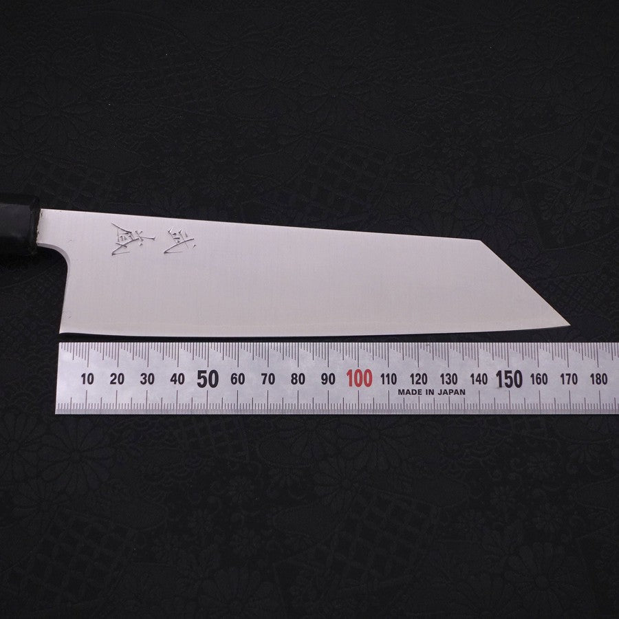 Bunka Silver Steel #3 Polished Ocean Black Handle 170mm-[Musashi]-[Japanese-Kitchen-Knives]