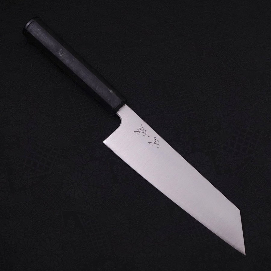Bunka Silver Steel #3 Polished Ocean Black Handle 170mm-[Musashi]-[Japanese-Kitchen-Knives]