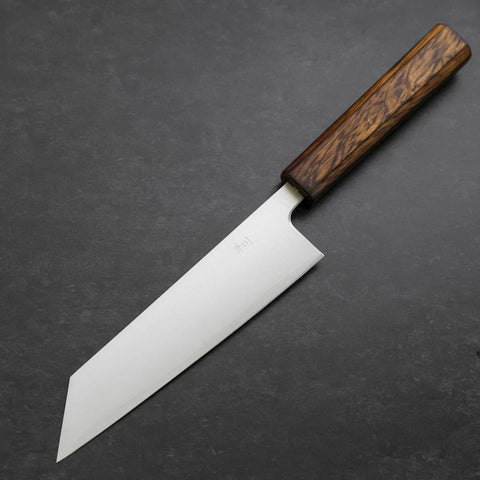 Bunka Silver Steel #3 Polished Sumi Urushi Handle 170mm (6.7”)-[Musashi]-[Japanese-Kitchen-Knives]
