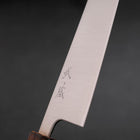 Bunka Silver Steel #3 Polished Sumi Urushi Handle 170mm (6.7”)-[Musashi]-[Japanese-Kitchen-Knives]