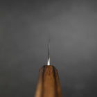 Bunka Silver Steel #3 Polished Sumi Urushi Handle 170mm (6.7”)-[Musashi]-[Japanese-Kitchen-Knives]