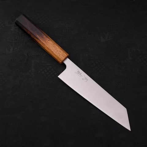 Bunka Silver Steel #3 Polished Yaki Urushi Handle 170mm (6.7”)-[Musashi]-[Japanese-Kitchen-Knives]