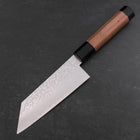 Bunka Silver Steel #3 Tsuchime Damascus Walnut Handle 150mm (5.9”)-[Musashi]-[Japanese-Kitchen-Knives]